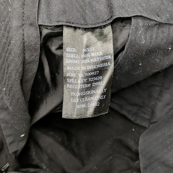 Quality wool men's pants 36w x 32L - Picture 5 of 6